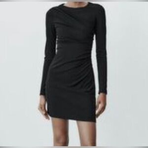 ZARA long sleeve mini dress
